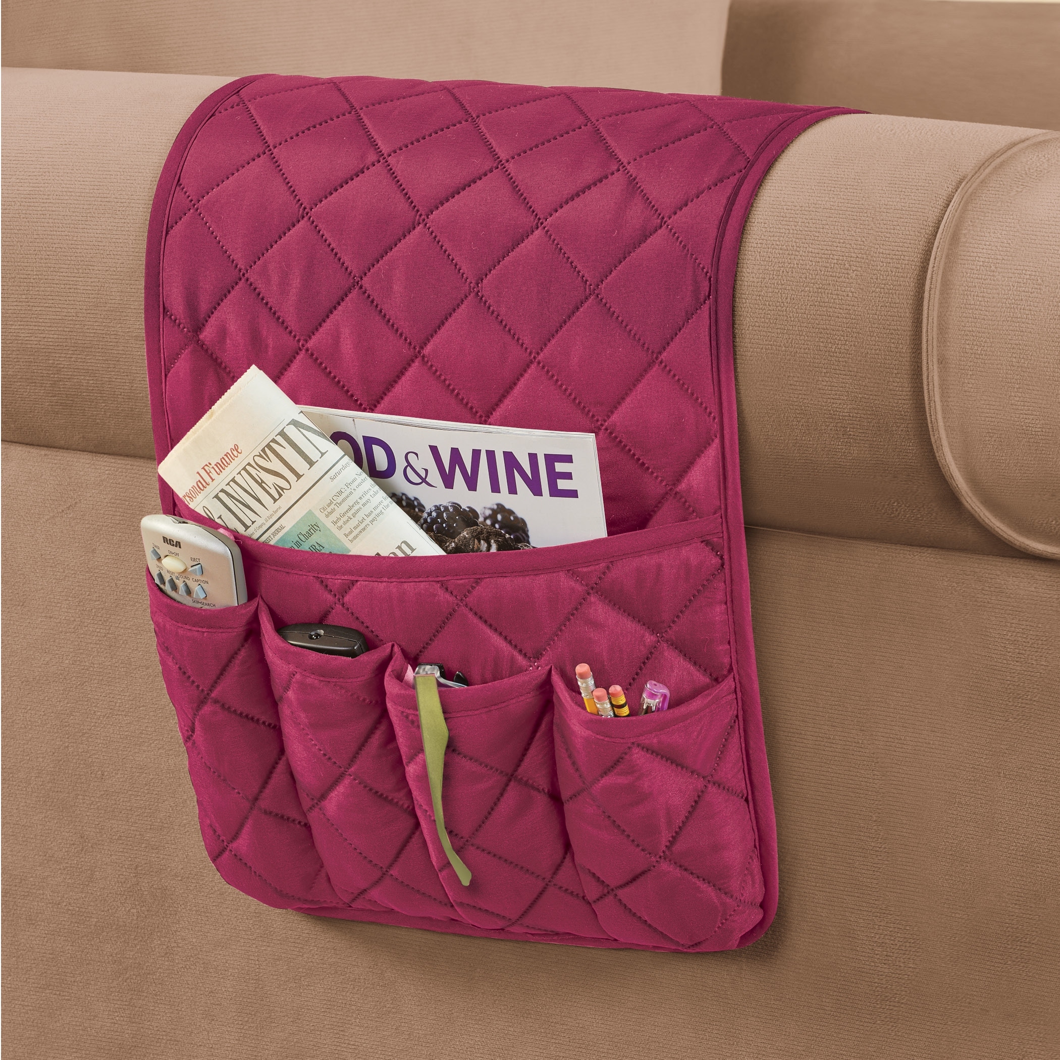 Organizer and Space Saving Armrest Cover 10.000 x 6.500 x 2.500