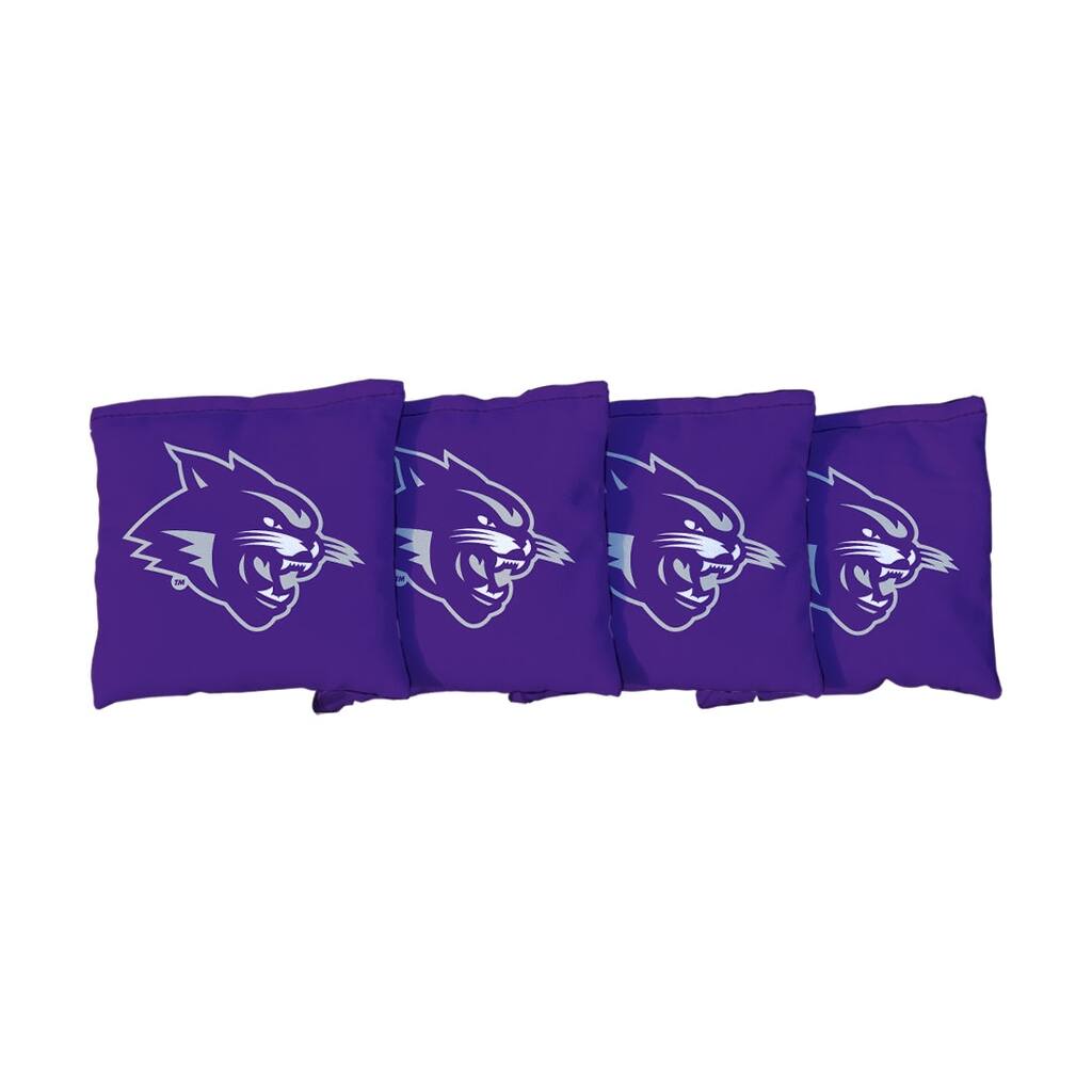 Abilene Christian University Wildcats Purple Cornhole Bags