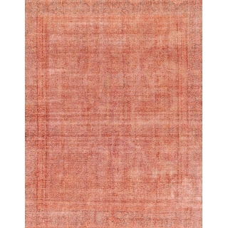 Ahgly Company Machine Washable Abstract Bright Orange Area Rugs - Bed ...