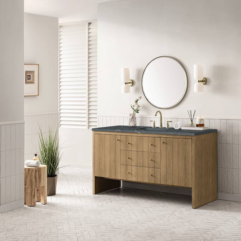 James Martin Vanities 435-V60S-FPBL Hudson 60" Free Standing Single