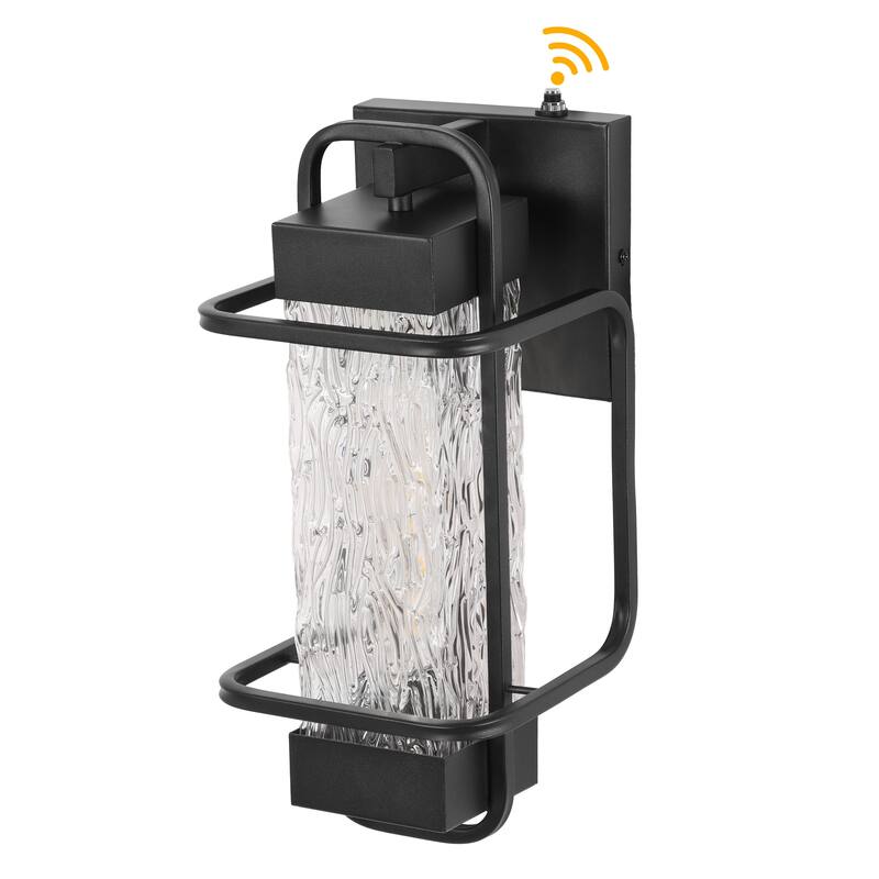 Outdoor Metal Wall Light with Dusk to Dawn - 1 Pack