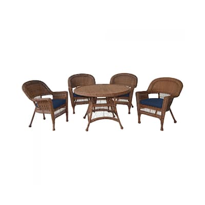 Outdoor Dining Set 5 Piece Patio Table & Chair Set Weather Resistant