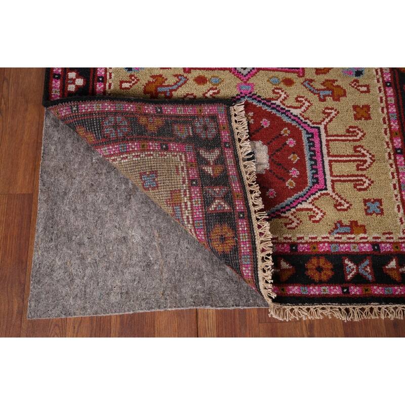 Khotan Oriental Accent Rug Hand-Knotted Wool Carpet - 2'11"x 4'11"
