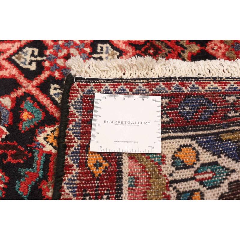 ECARPETGALLERY Hand-knotted Andelz Navy Wool Rug - 3'10 x 9'10