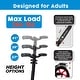 preview thumbnail 2 of 5, Lascoota Kick Scooter for Adults & Teens. Lightweight Foldable Scooter - (Dark) The Metro
