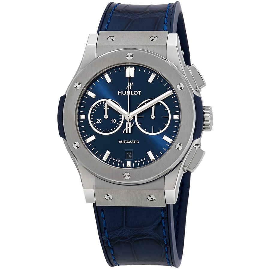 Hublot Classic Fusion Chronograph Automatic Men's Watch - Blue