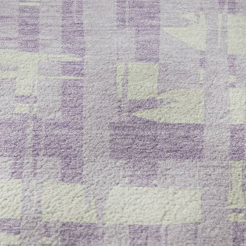 Premium Washable Super Soft Contemporary Plaid Mayfield Rug