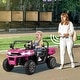 preview thumbnail 6 of 38, Gymax 12V 2 Seater Ride On UTV Dump Truck Remote w/ Electric Dump Bed