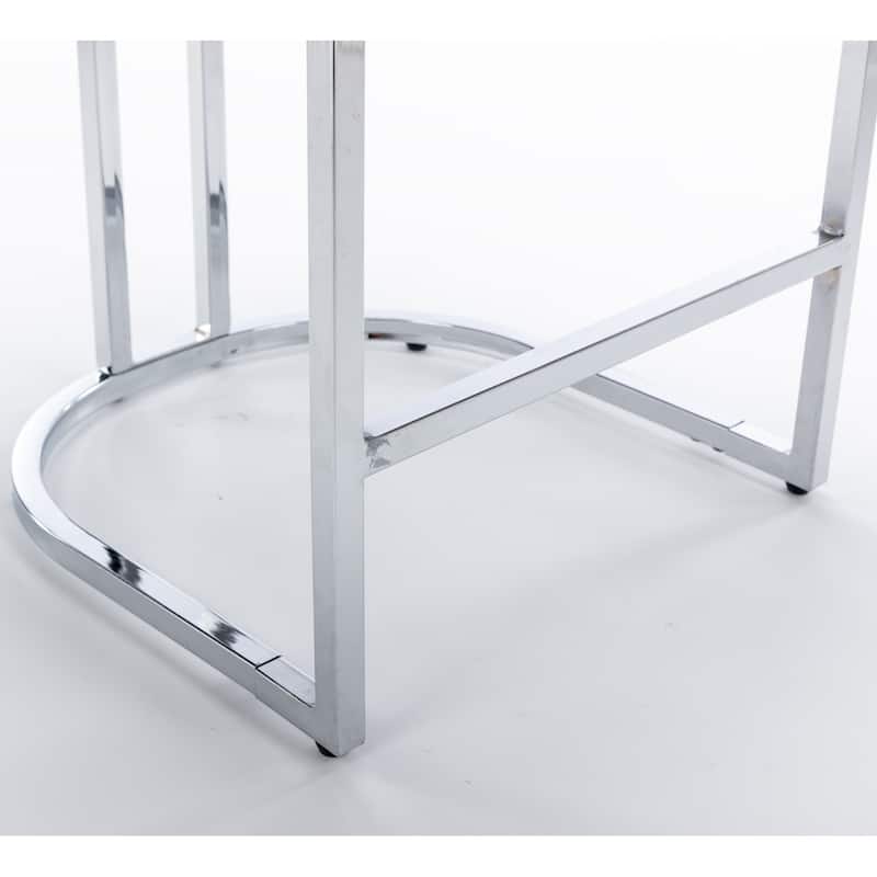 Height Bar Stools Set of 2 - Blue bar