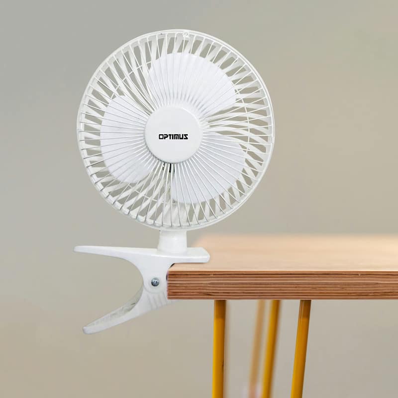 6 Inch Personal Compact Home Office Clip-on Desk Fan