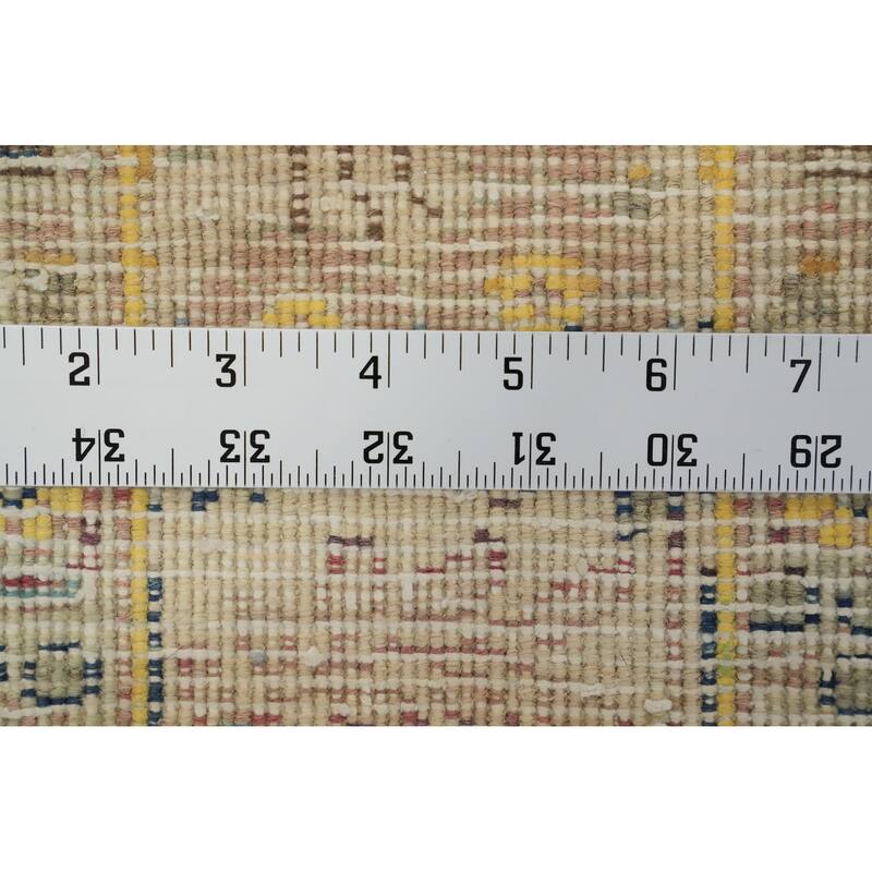 Hand Knotted Oriental 100% Wool Carpet Traditional Floral Oranges & Rust Tabriz Area Rug - 6' 4'' X 4' 6''