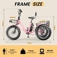 preview thumbnail 30 of 34, DoCred 20"x4" Fat Tire Electric Tricycle, 48V 500W with 7 Speed Ebike