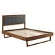preview thumbnail 21 of 48, Willow Queen Wood Platform Bed With Angular Frame