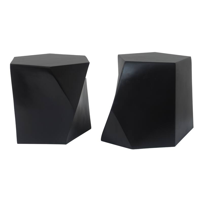 Modern MGO hexagon-topped Coffee Table Set Suitable for Any Space , No assembly is required