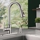 preview thumbnail 2 of 13, Proox Commercial Single Handle Pull Down Sprayer Kitchen Sink Faucet with Soap Dispenser