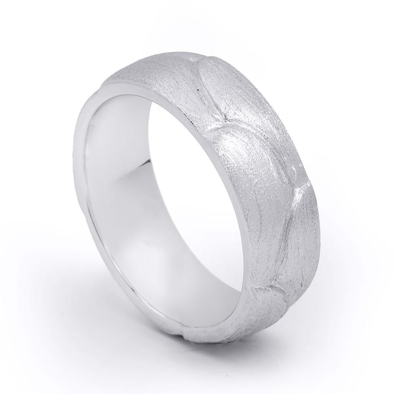 7mm Men's Wedding Band Ring Authentic Sterling Silver