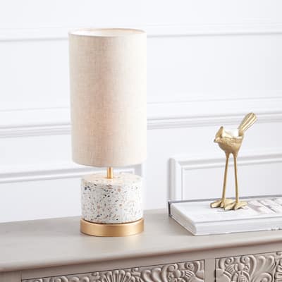 SAFAVIEH Lighting Laszlo Modern 16-inch Table Lamp - 6 in. W x 6 in. D x 17 in. H