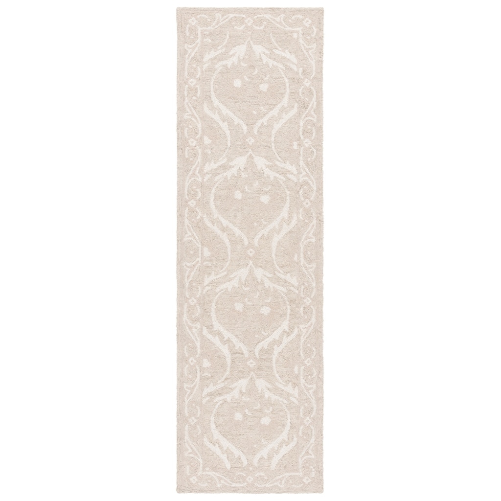 SAFAVIEH Handmade Blossom Luisete Ogee Wool Rug