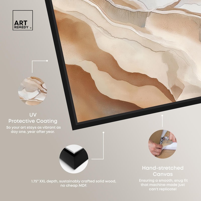 Earthen Flow Canvas by Art Remedy