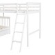 preview thumbnail 7 of 10, Contemporary Design Twin over Full L-Shaped Bunk Bed With 3 Drawers, Ladder and Staircase, Maximized space, White