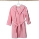 preview thumbnail 7 of 18, Sweet Kids 100% Polyester SUPER PLUSH Double Brushed Hooded Bathrobe - BOW