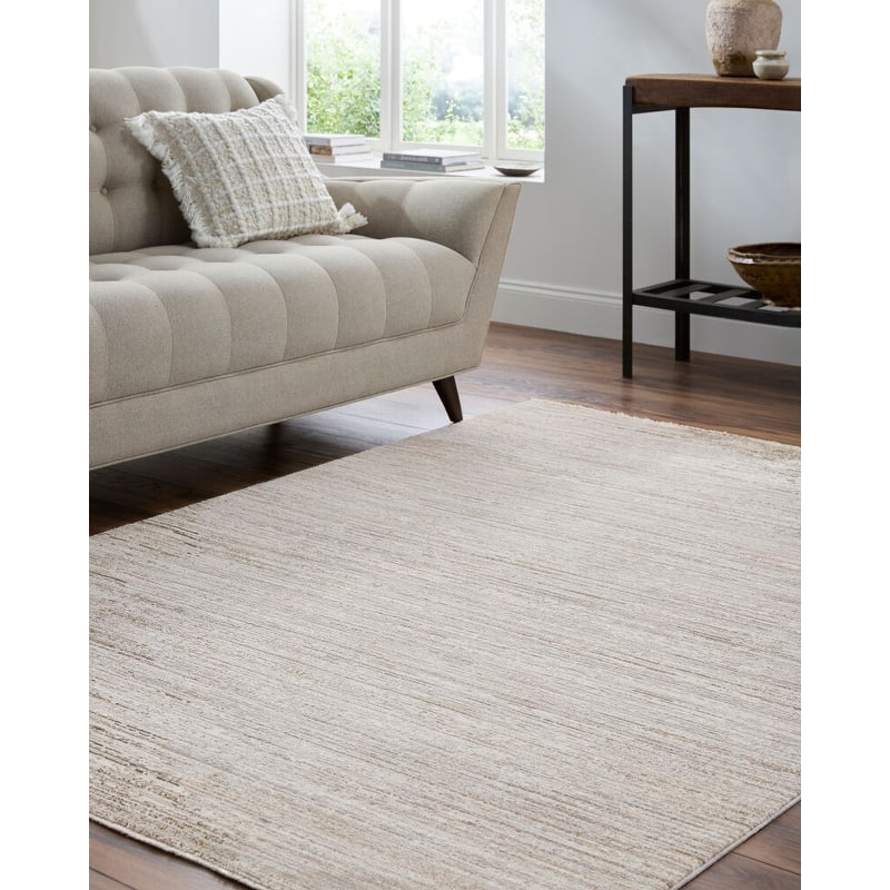 Livabliss Mansfield Traditional Area Rug - 7'10" x 10' - Cream/Oatmeal