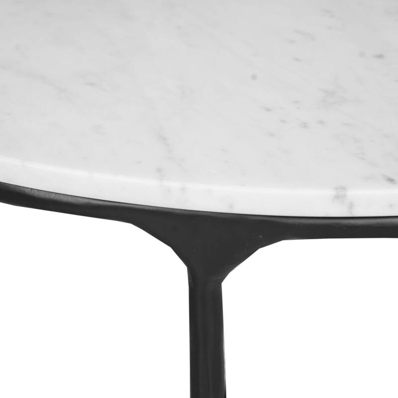 Emryn Marble Round Coffee Table - 37" x 37" x 15"