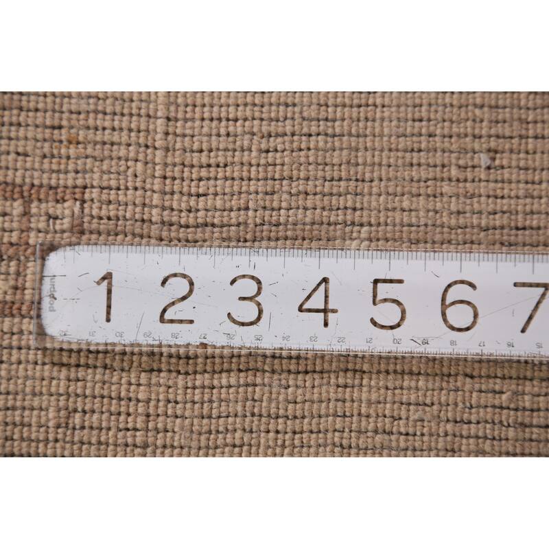 Gabbeh Indian Area Rug Handmade Brown Modern Wool Carpet - 5'4" x 7'8"