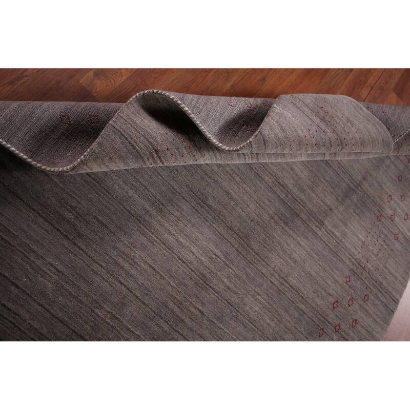 Gabbeh Indian Area Rug Handmade Wool Carpet - 5'2"x 7'10"