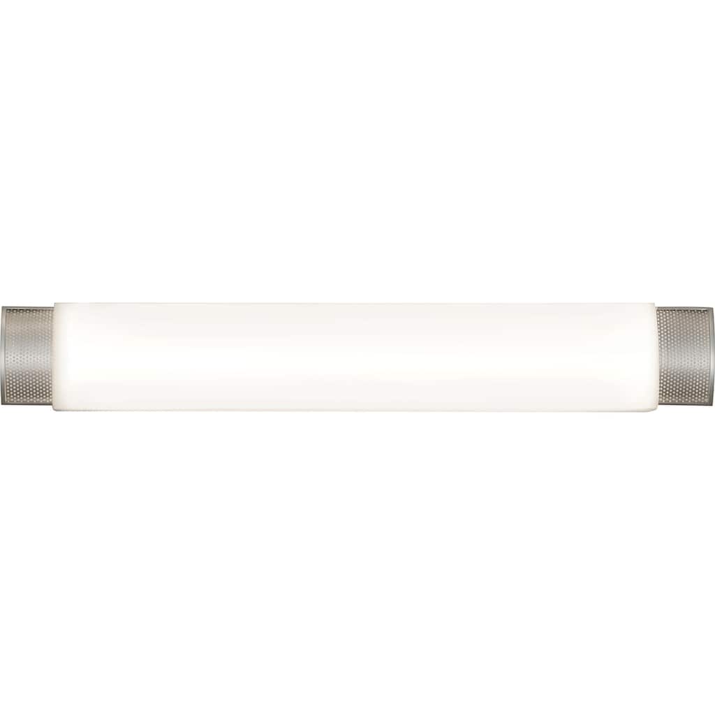 Charlotte 41-inch Satin Nickel LED Vanity, White Shade