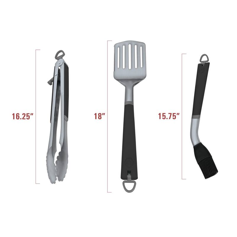 Coleman Revolution 3-Piece BBQ Grill Tool Kit