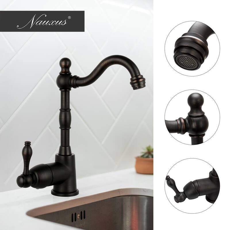 One-Handle Widespread Kitchen Bar Faucet