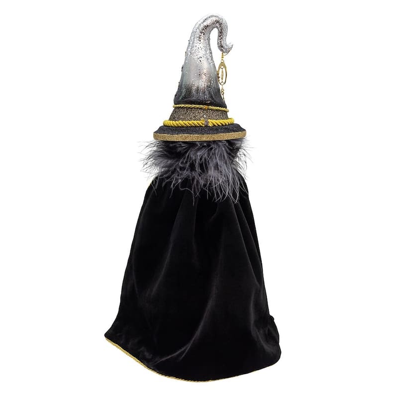 Kurt Adler 18-Inch Hollywood Nutcrackers Black and Gold Wizard Nutcracker
