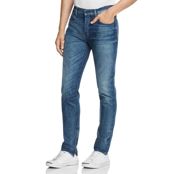 button fly skinny jeans mens