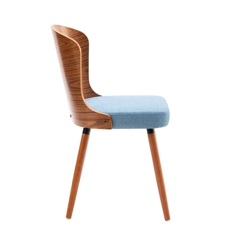 Porthos Home Karr Armless Dining Chairs Set of 2, Beech Wood Back & Legs