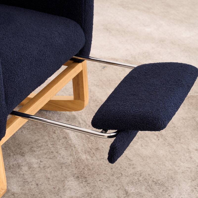 Accent High Back Rocking Chair with Footrest