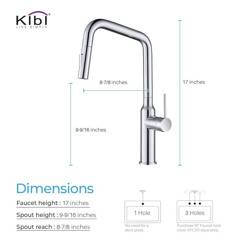 Brass High Arc Single Lever Kitchen Faucet with Pull Down Sprayer