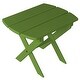 preview thumbnail 18 of 17, Pine Folding Oval End Table Lime Green
