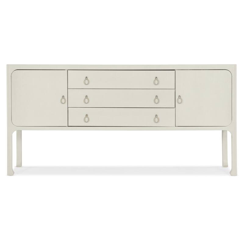 Hooker Furniture 6350-75907 Serenity 74" Wood Veneer Sideboard/Buffet - Cream