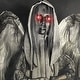 preview thumbnail 20 of 18, Haunted Hill Farm Lifesize Animatronic Haunted Angel Statue with Lights and Sound, Indoor/Covered Outdoor Halloween Decoration