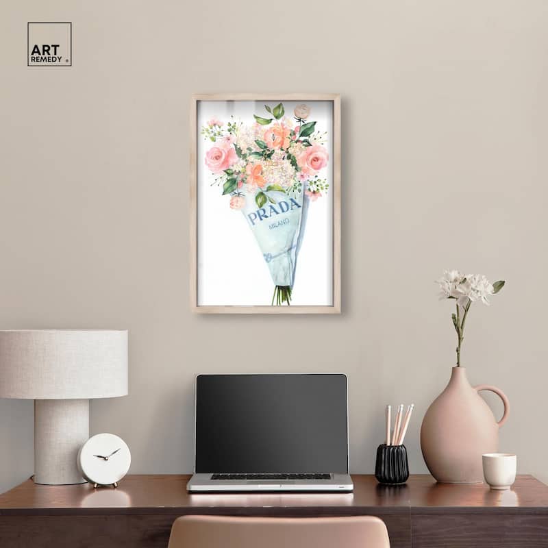 A World of Flowers Shadowbox by Art Remedy
