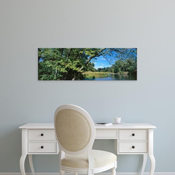 Easy Art Prints Panoramic Image 'Scenic view of marsh, Chiwaukee Prairie, Kenosha County, Wisconsin, USA' Canvas Art