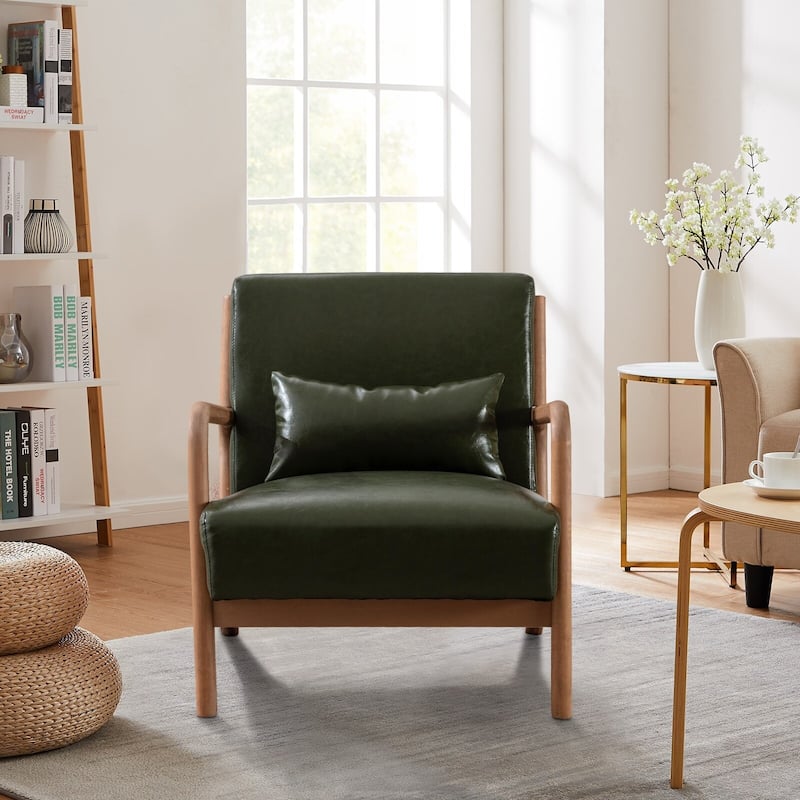 Ebello Modern Solid wood Accent Chair