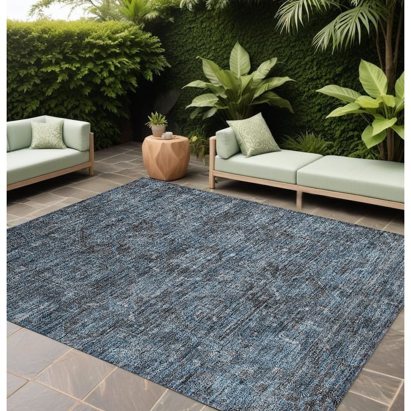 Lasi Oriental Weather Resistant Classic Elegance Outdoor Rug - 9' X 12' - Multi