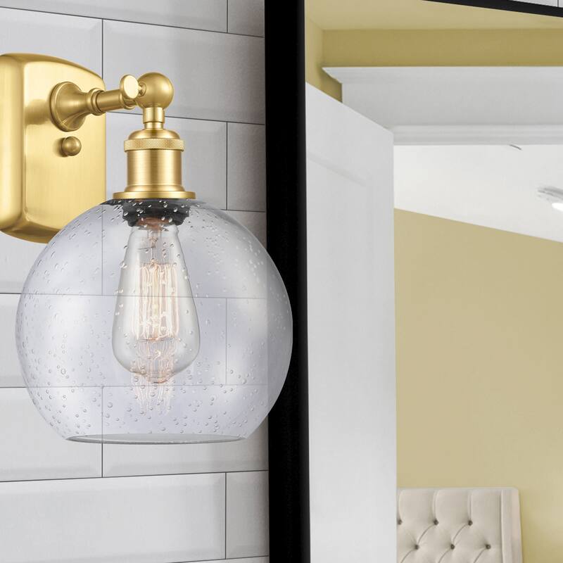 Innovations Lighting 516-1W-13-8 Athens Sconce Athens 13" Tall Wall