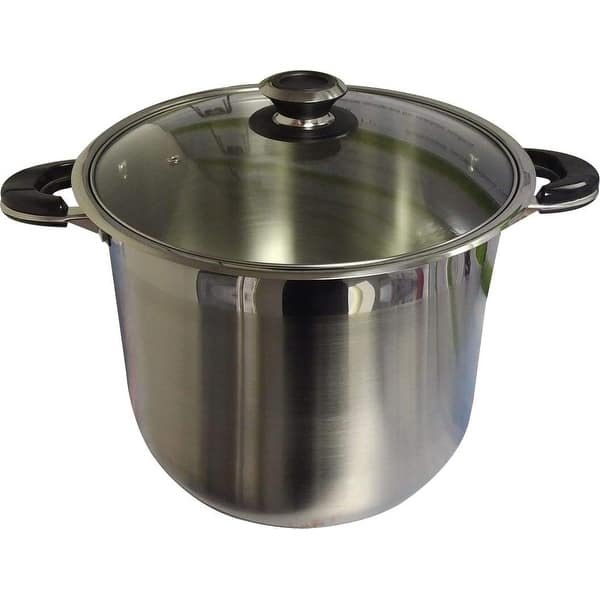 Farberware 4qt Stock Pot With Lid / Vintage Stainless Steel Clad