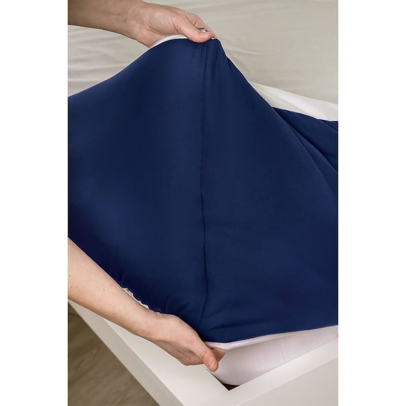 Siscovers Deep Blue Bunkie Deluxe Zipper Bedding Set
