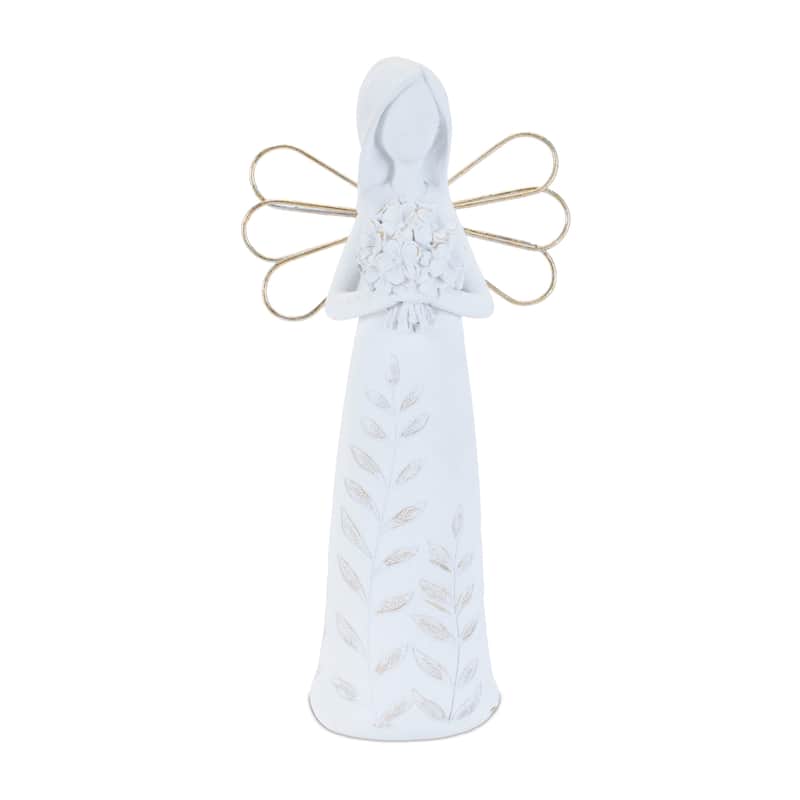 Etched Angel Figurine (Set of 2)