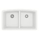 preview thumbnail 21 of 58, Karran Undermount Quartz 32 in. 50/50 Double Bowl Kitchen Sink Kit