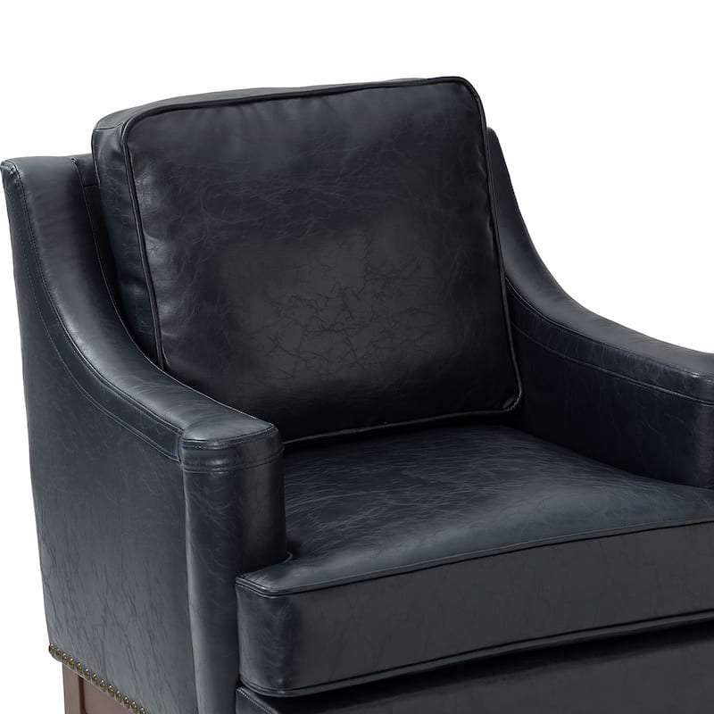 Etienne Comfy Living Room Armchair with Apron Design by HULALA HOME